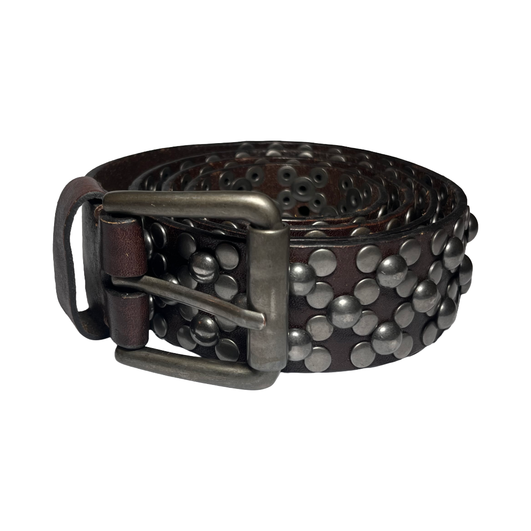 Genuine leather vintage belt