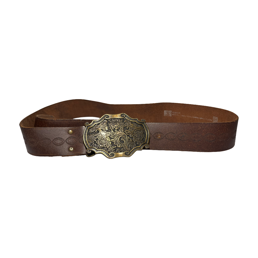 Genuine leather vintage belt