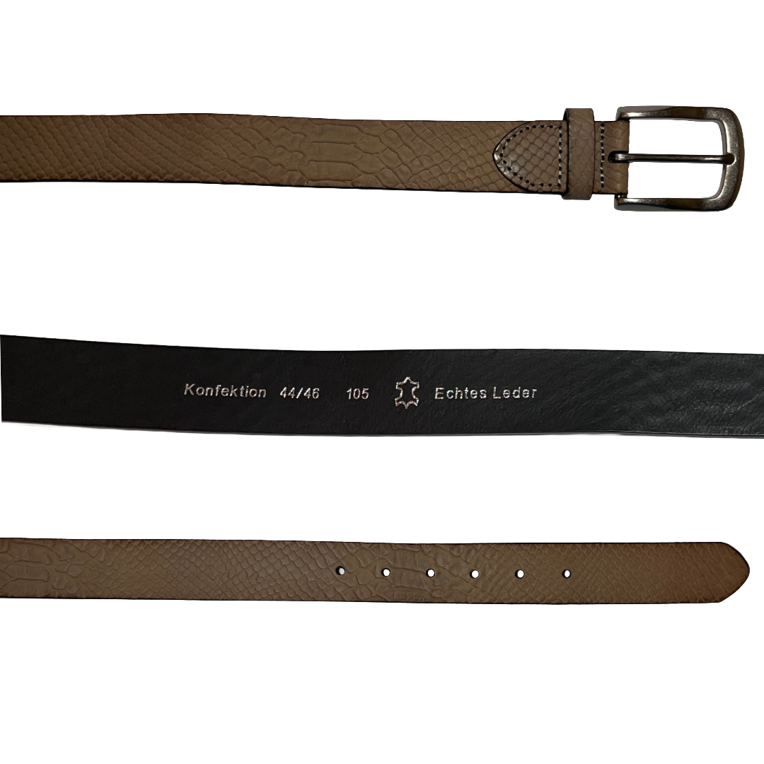 Genuine leather vintage belt