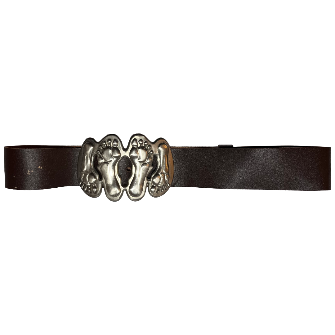 Genuine leather vintage belt