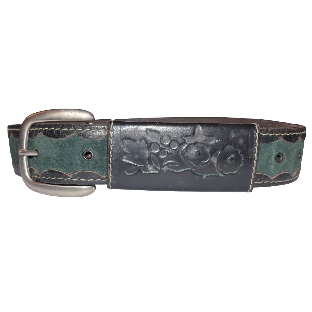 Genuine leather vintage belt