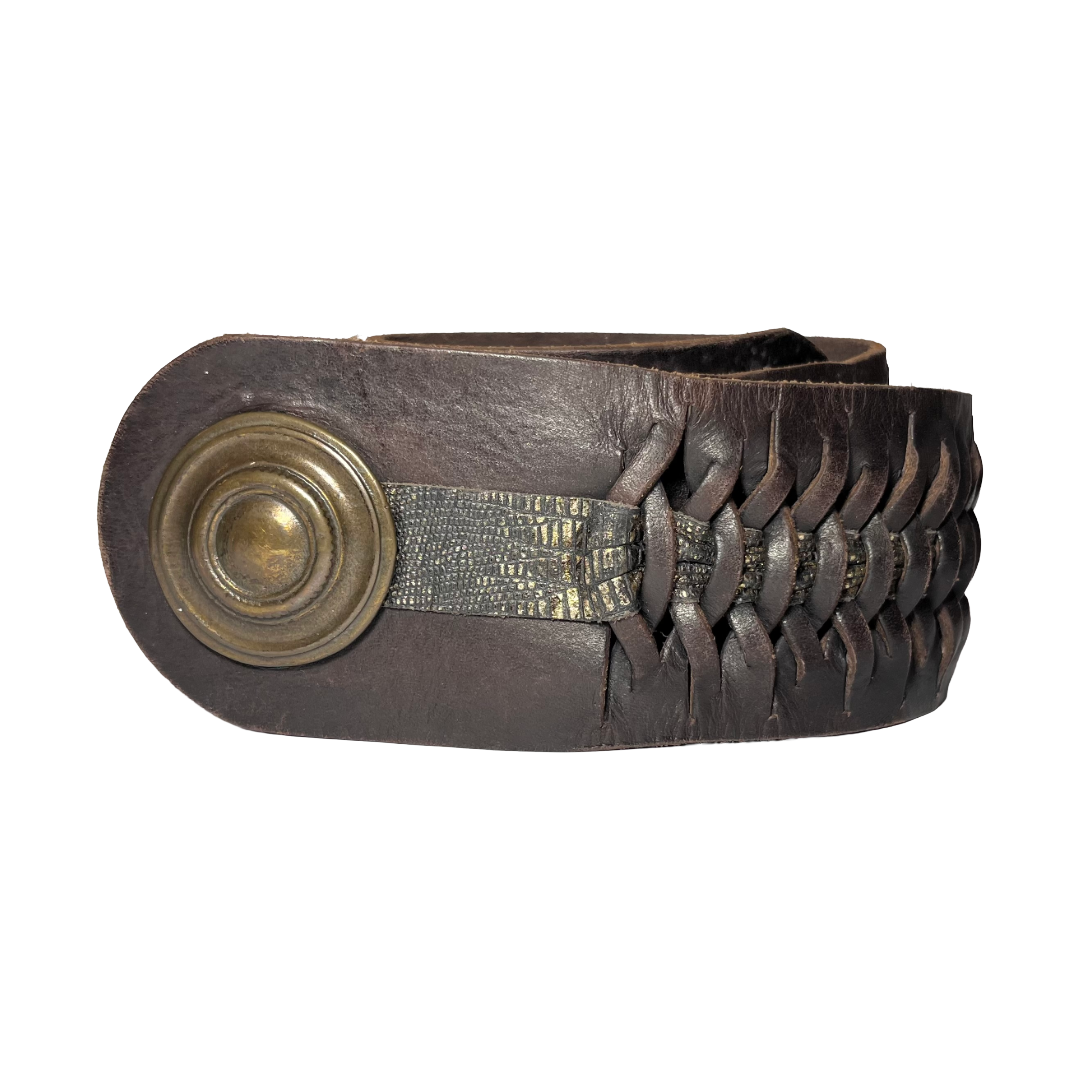 Genuine leather vintage belt