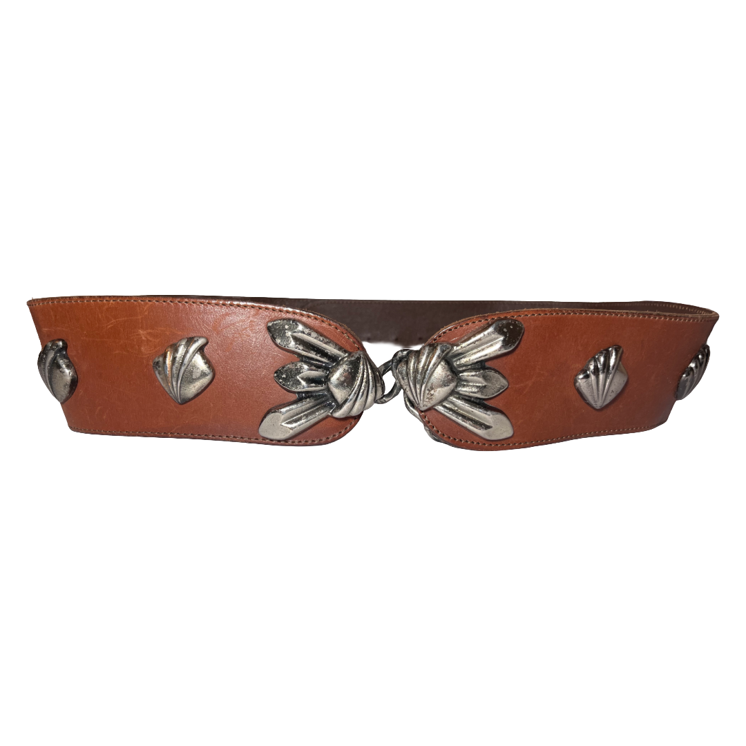 Genuine leather vintage belt