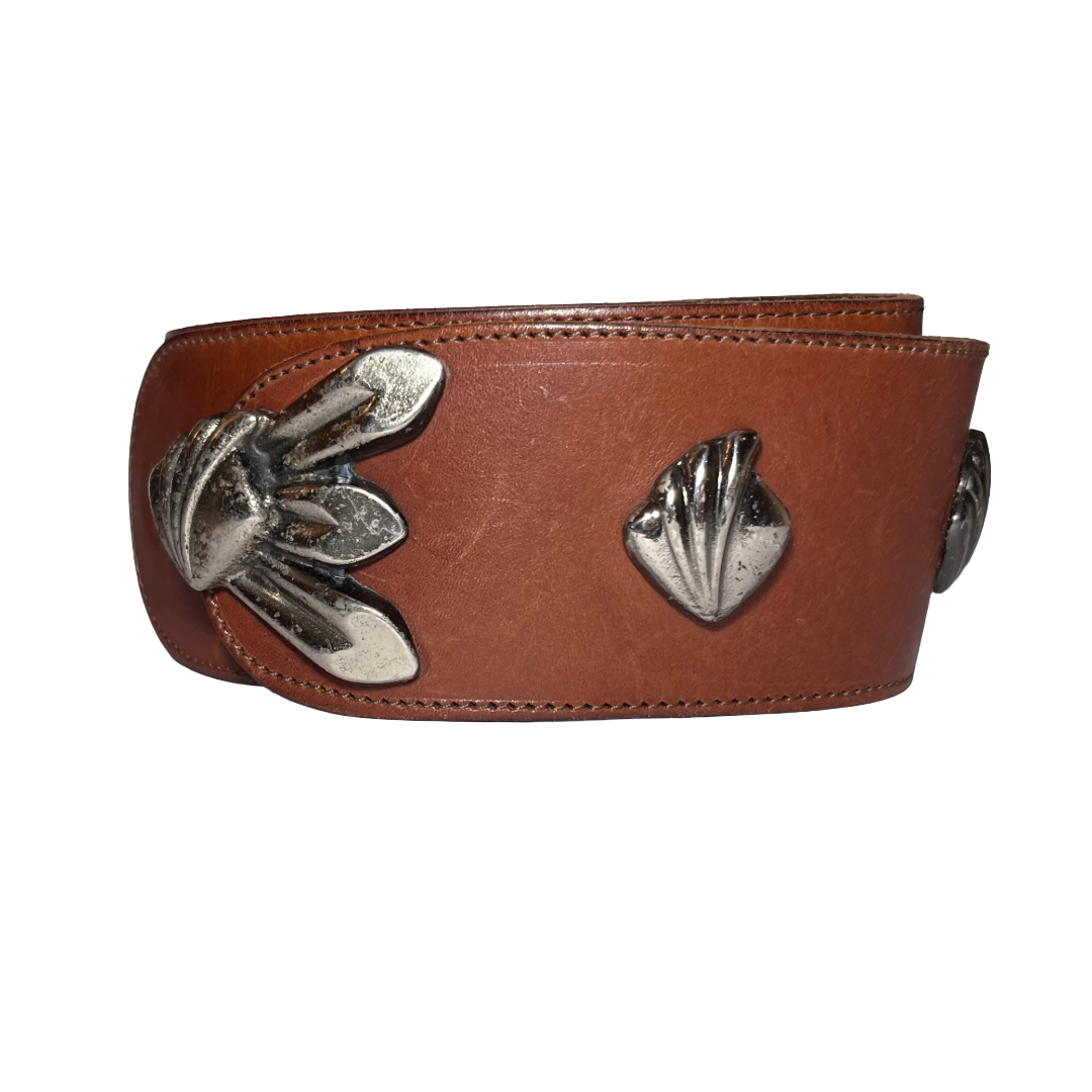 Genuine leather vintage belt