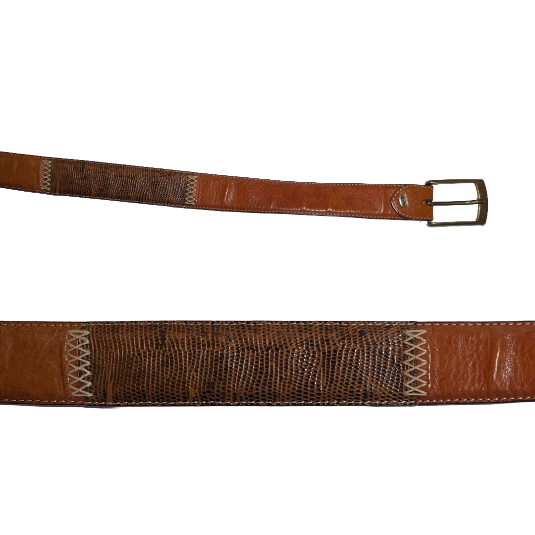 Genuine leather vintage belt