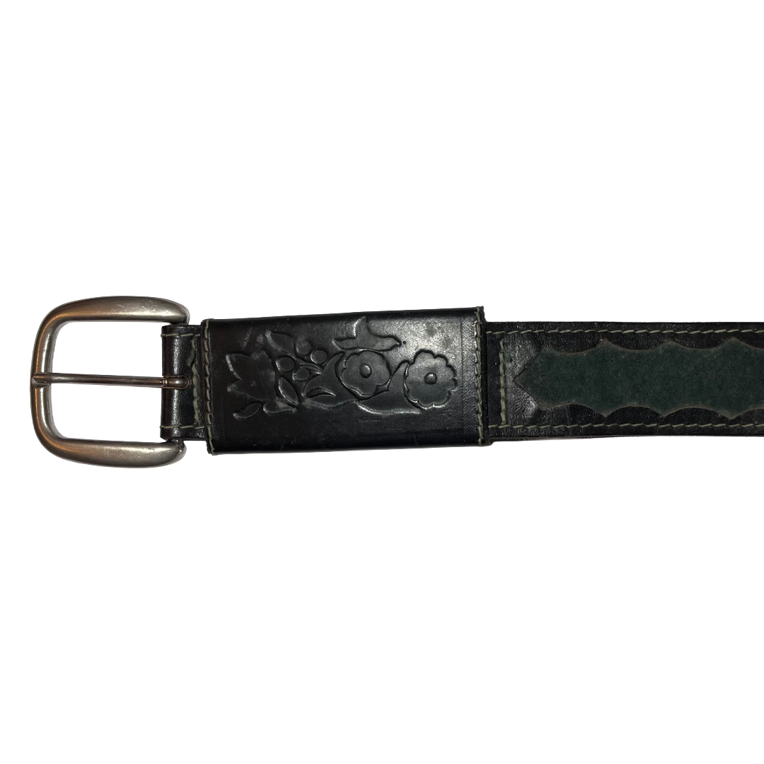 Genuine leather vintage belt