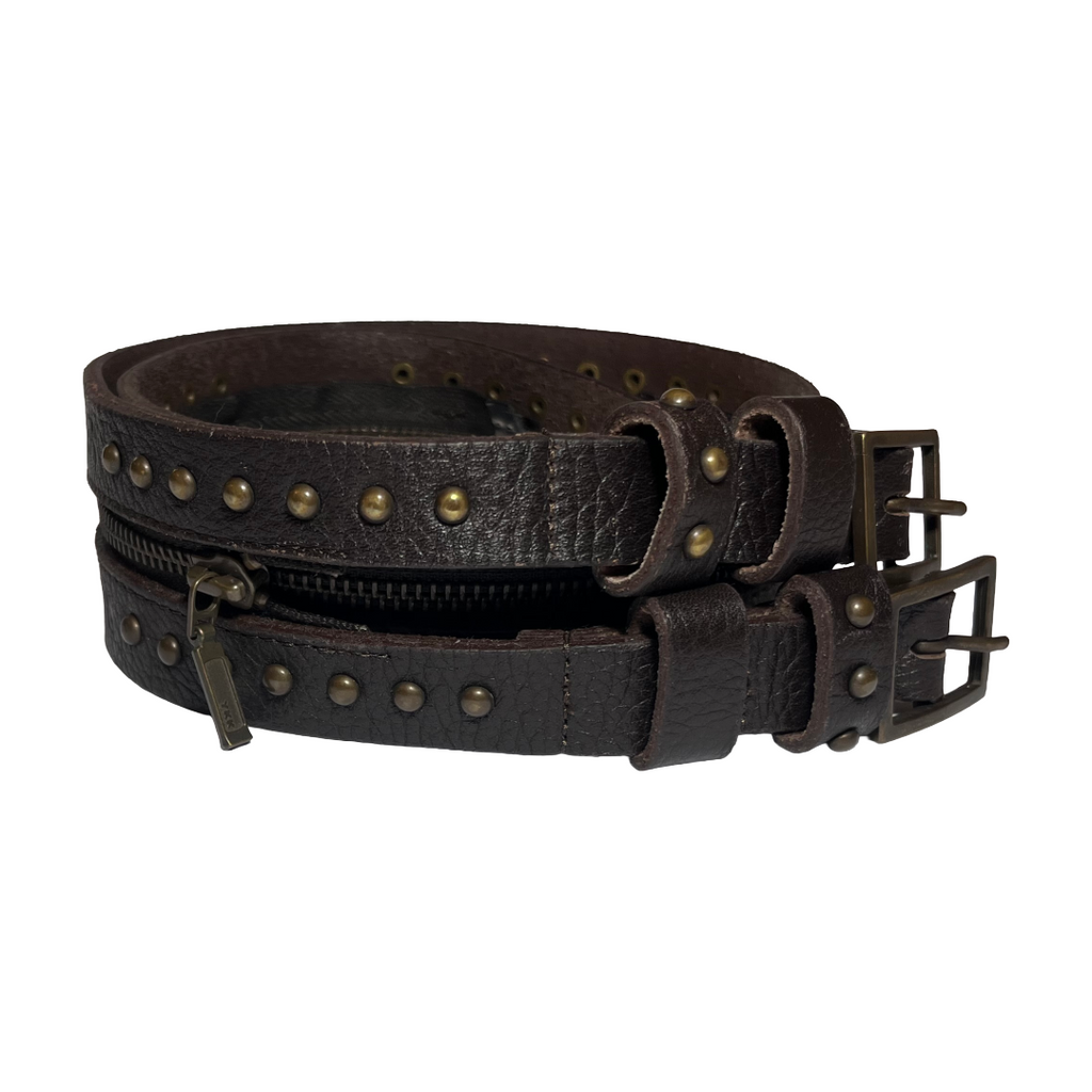 Genuine leather vintage belt