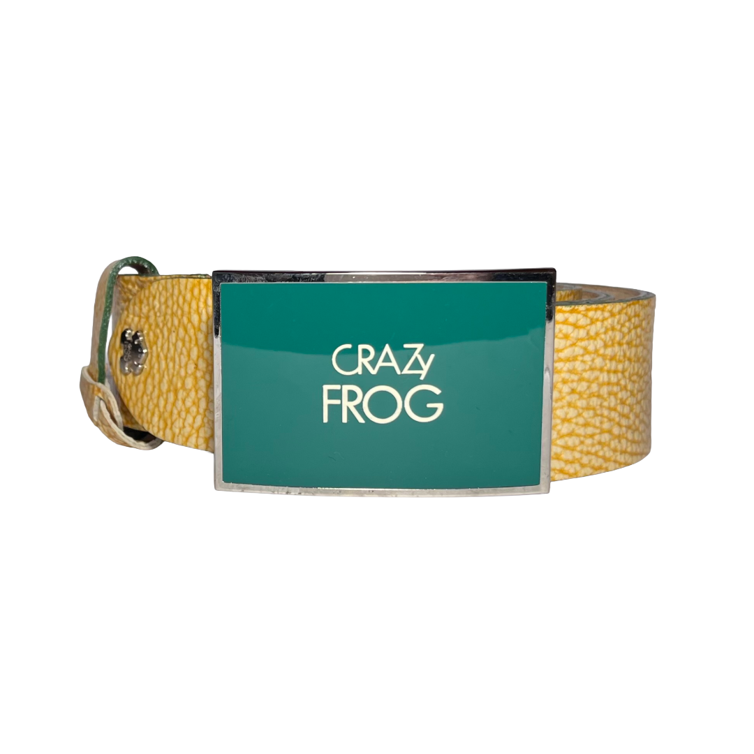 Crazy frog Genuine leather vintage belt
