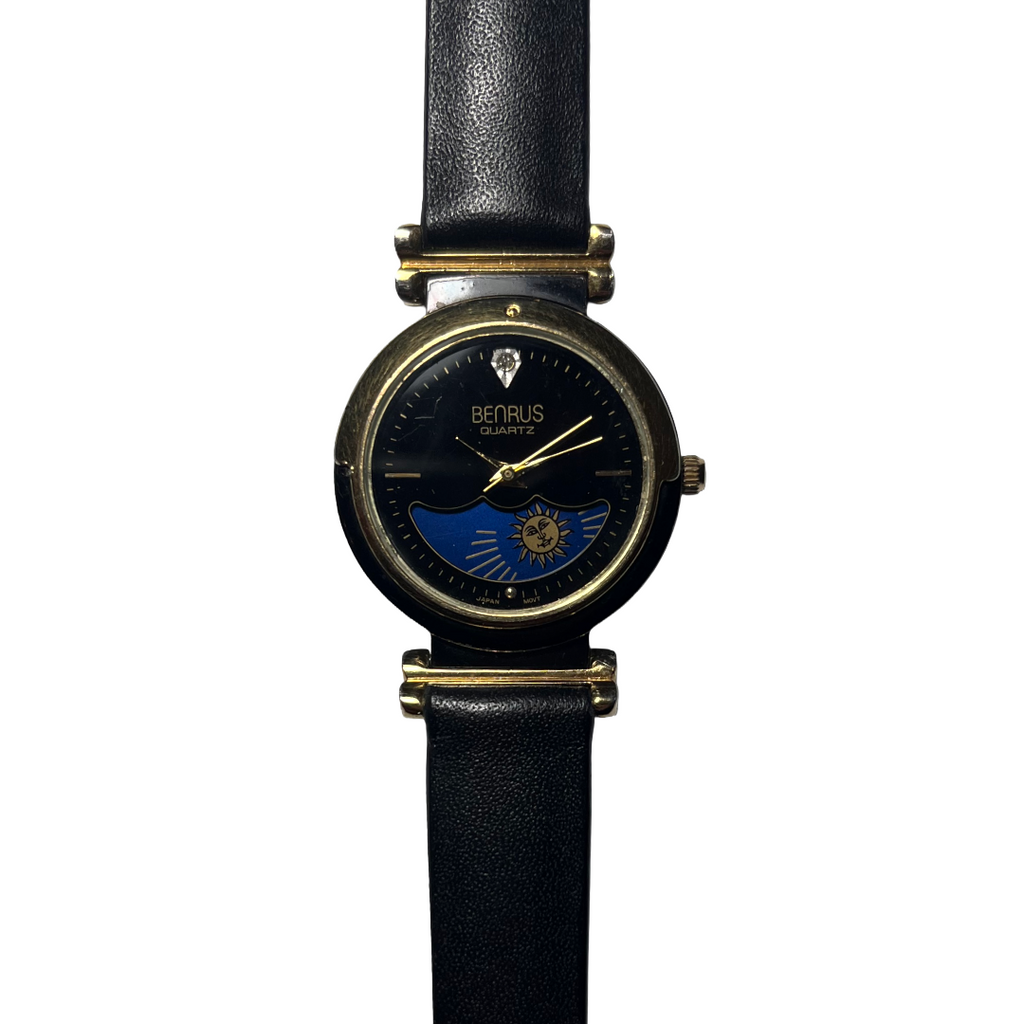 BENRUS SUN and MOON PHASE WATCH