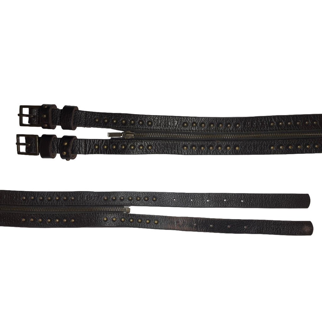 Genuine leather vintage belt