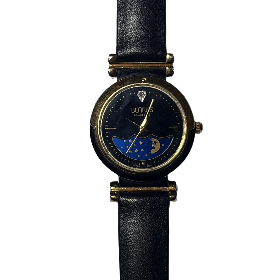 BENRUS SUN and MOON PHASE WATCH