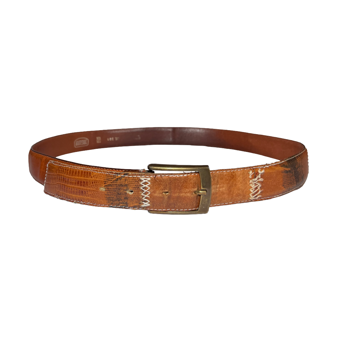 Genuine leather vintage belt
