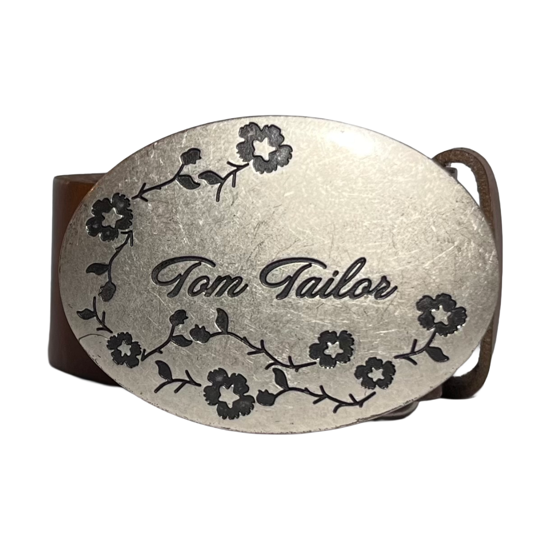 TOM TAILOR genuine leather vintage belt