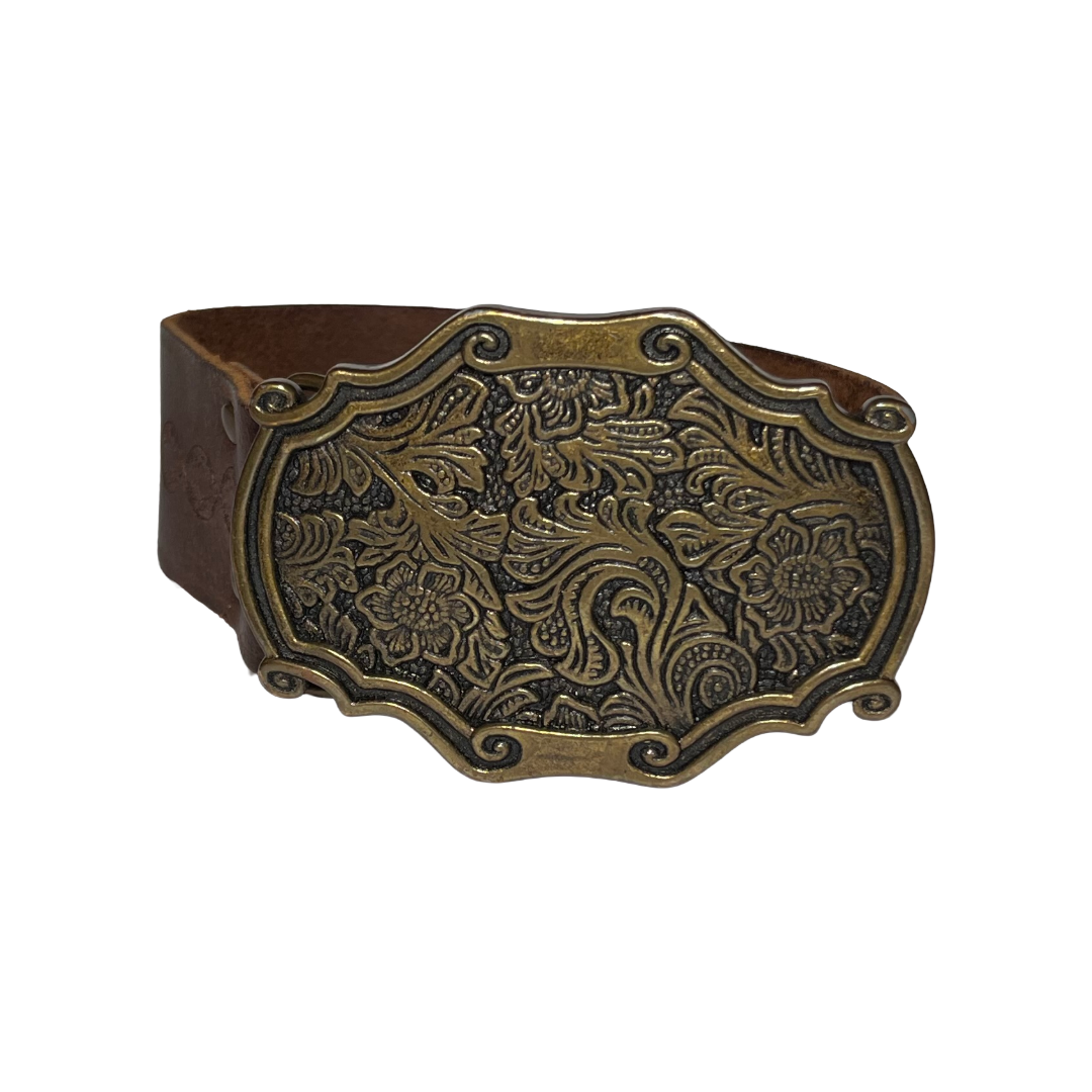 Genuine leather vintage belt