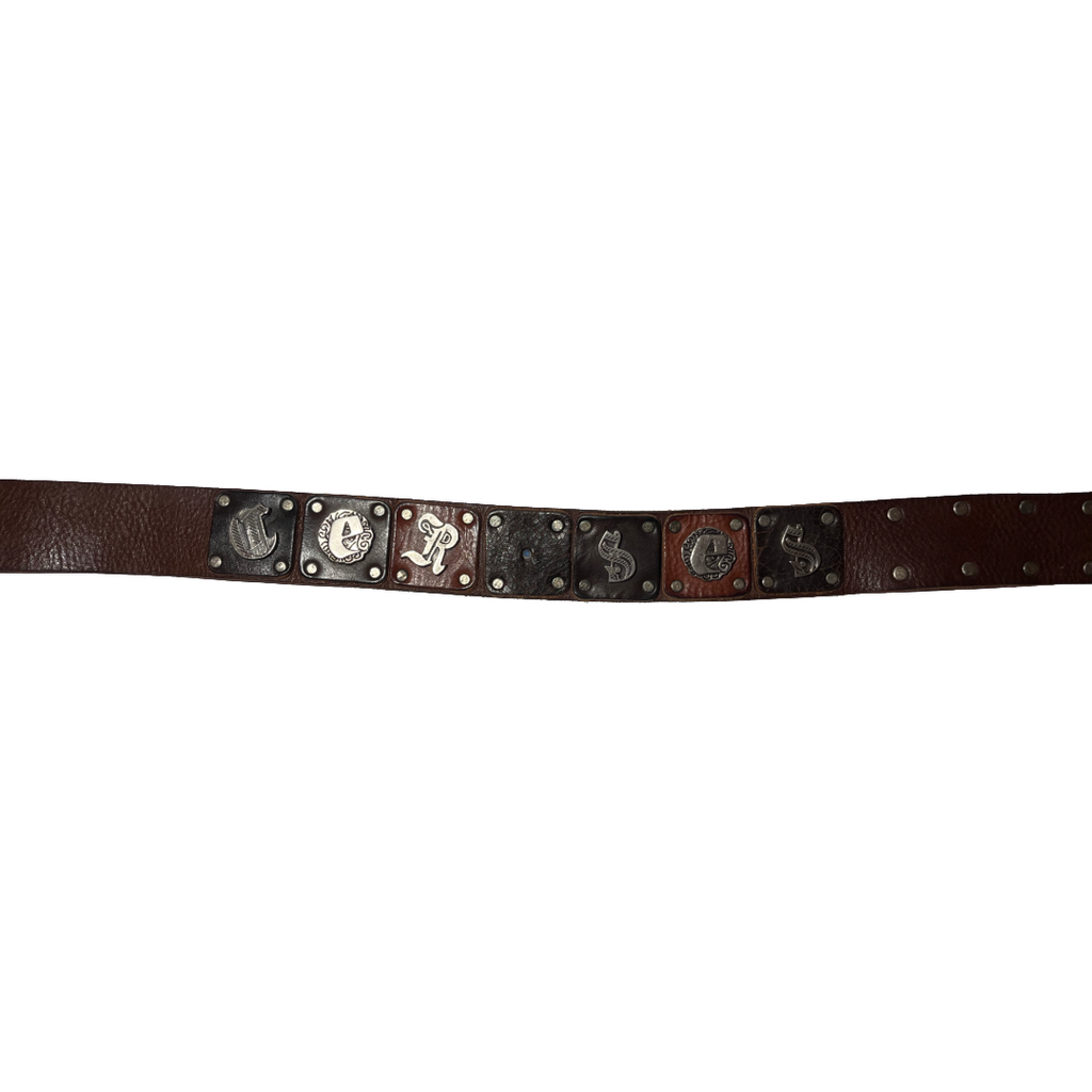 Genuine leather vintage belt
