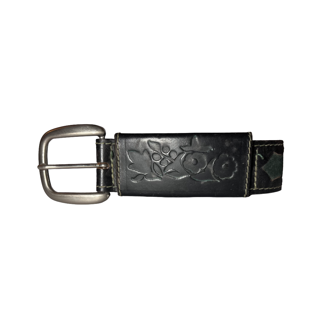 Genuine leather vintage belt