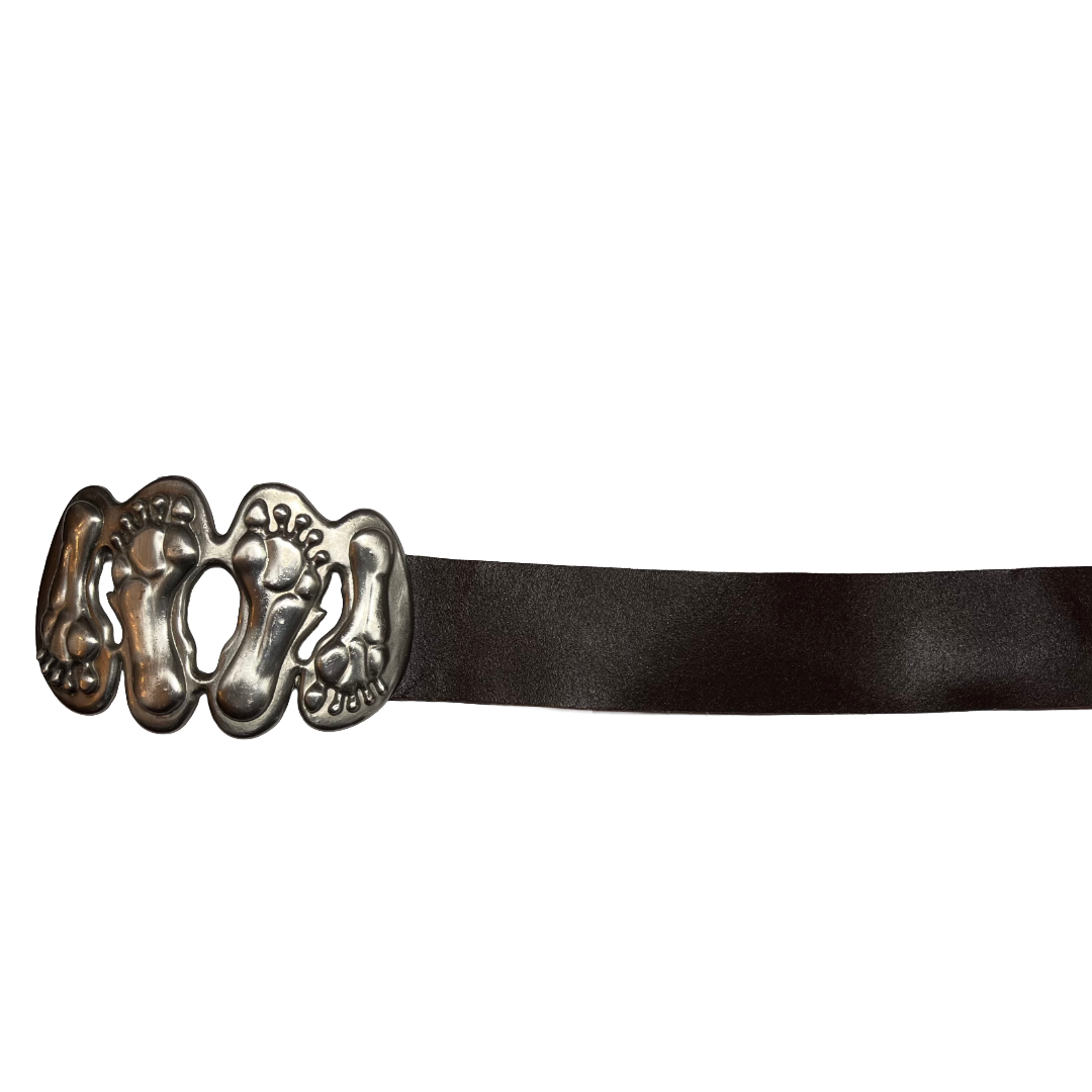 Genuine leather vintage belt