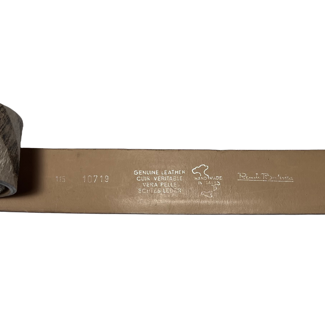 Genuine leather handmade belt