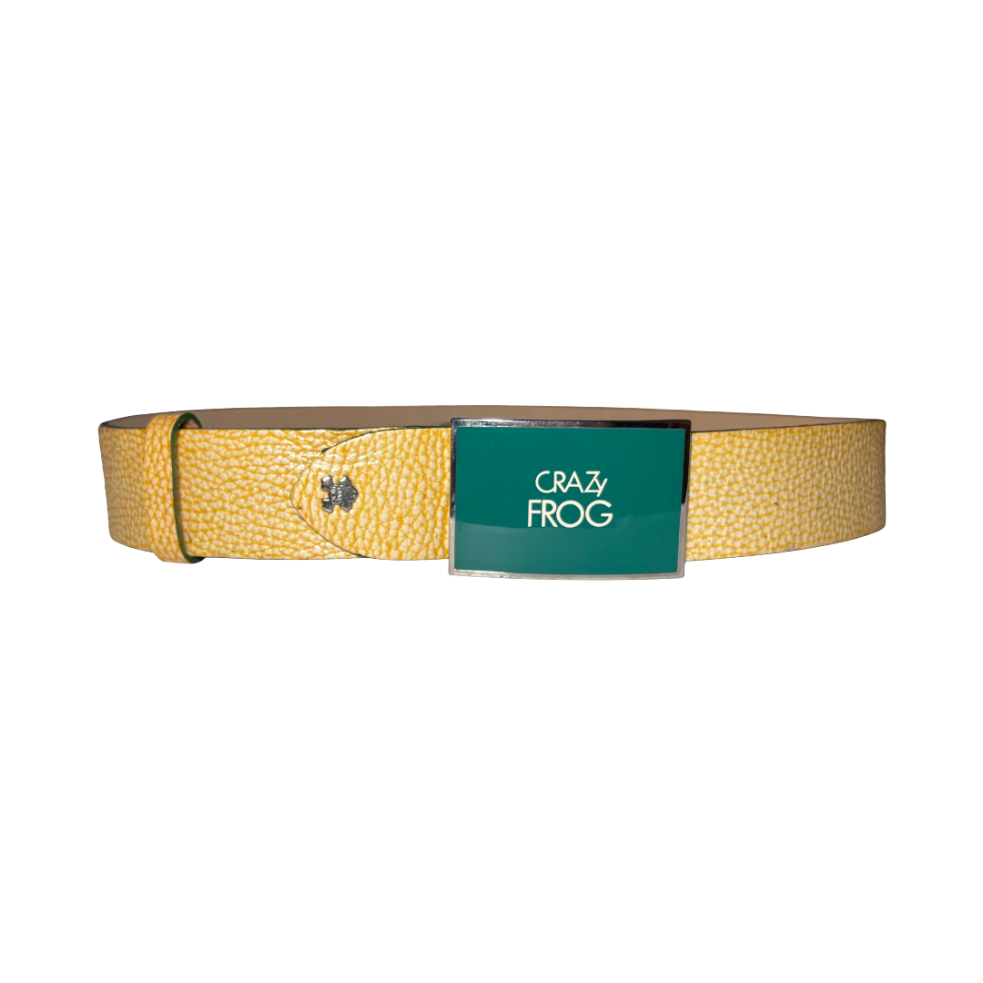 Crazy frog Genuine leather vintage belt