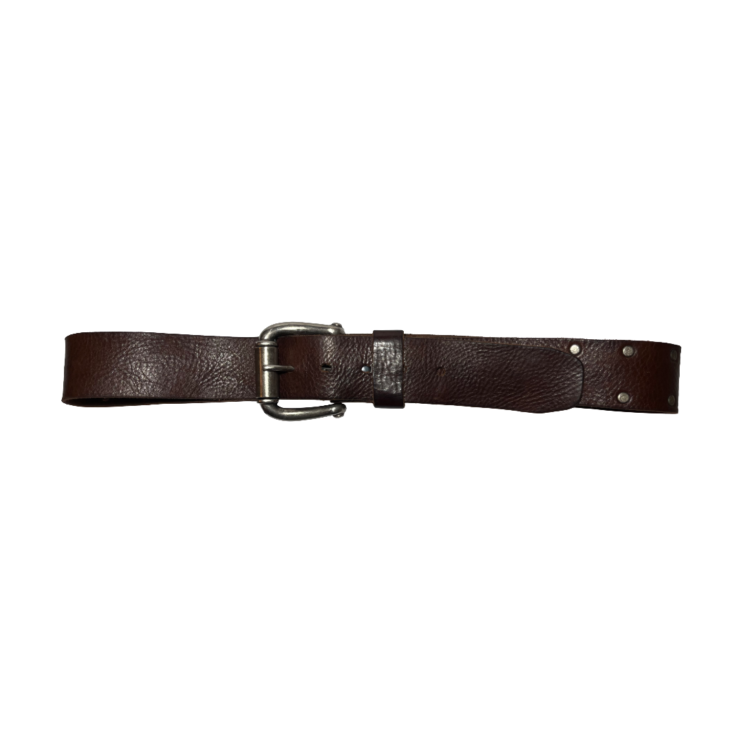 Genuine leather vintage belt
