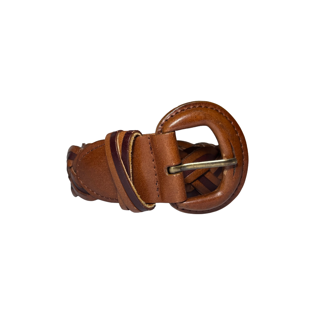 Genuine leather vintage belt