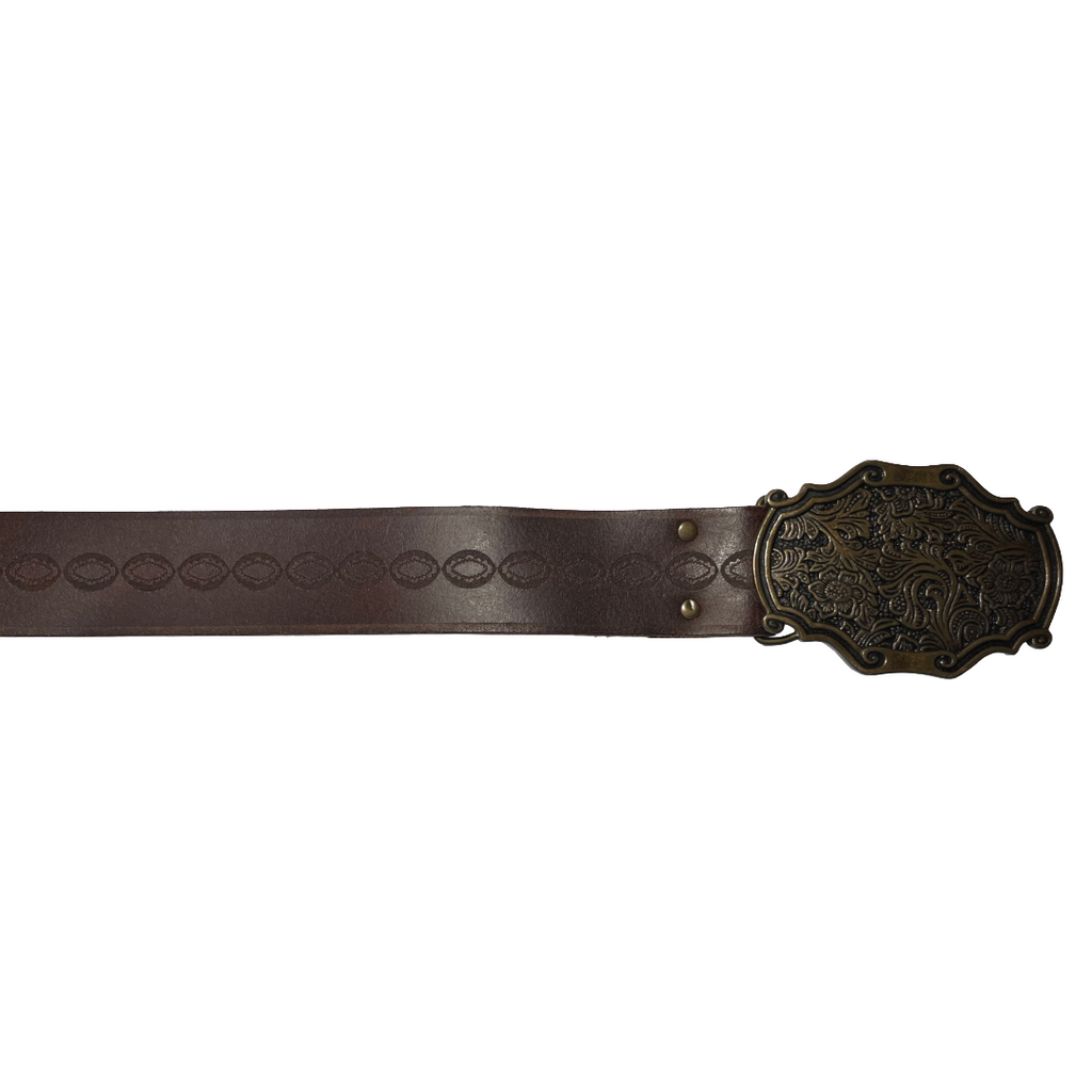 Genuine leather vintage belt
