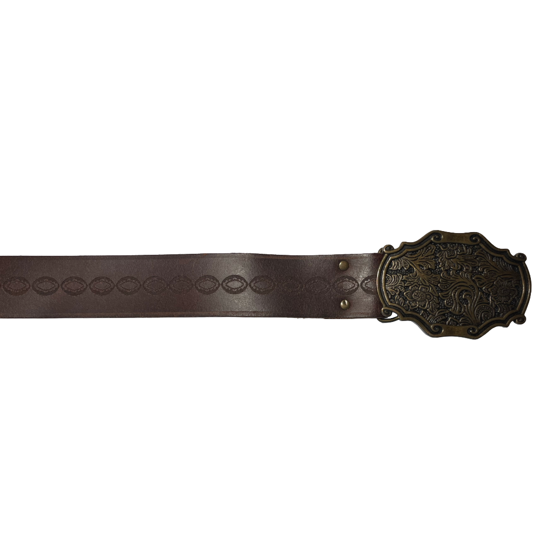 Genuine leather vintage belt