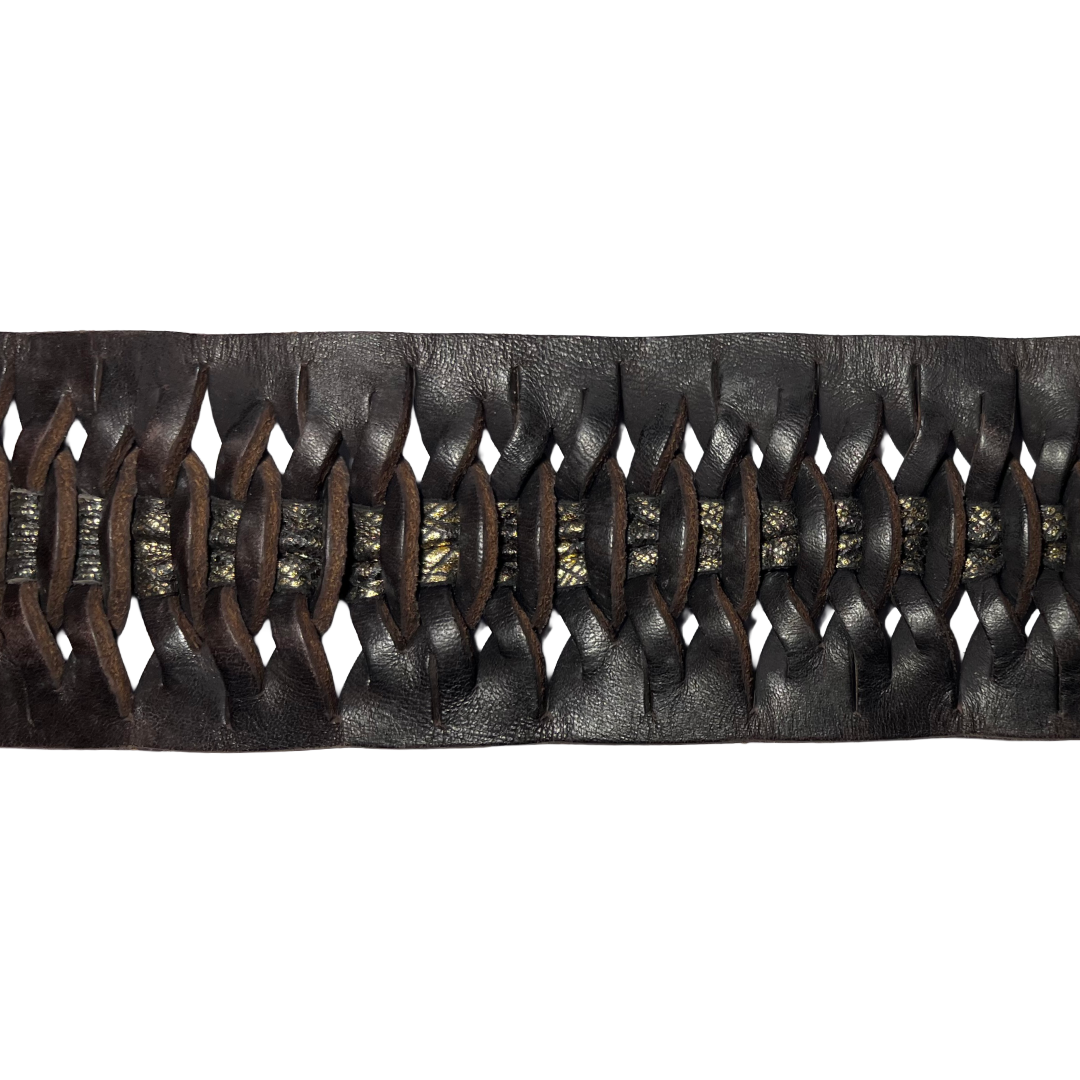 Genuine leather vintage belt