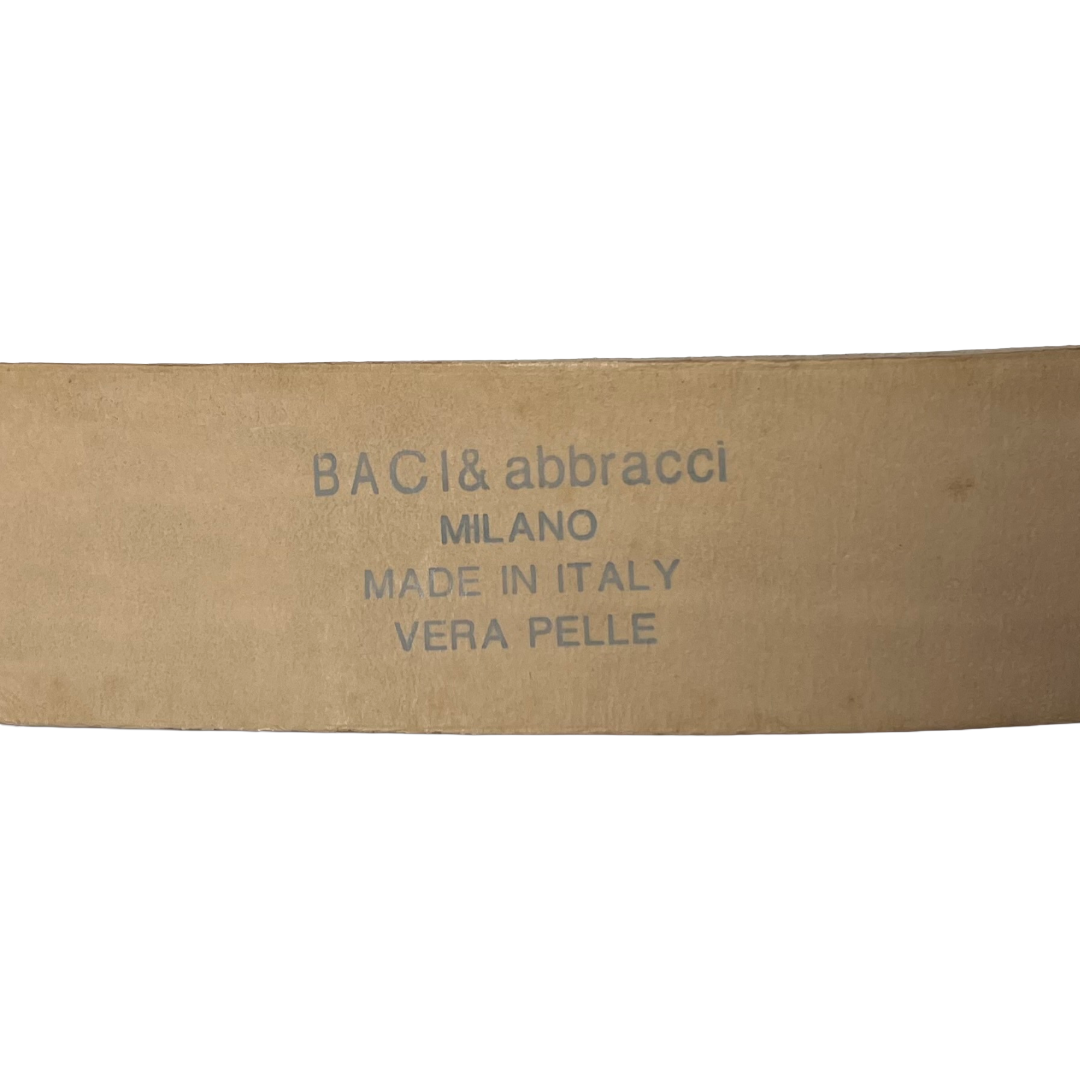BACCI & ABBRACCI genuine leather belt