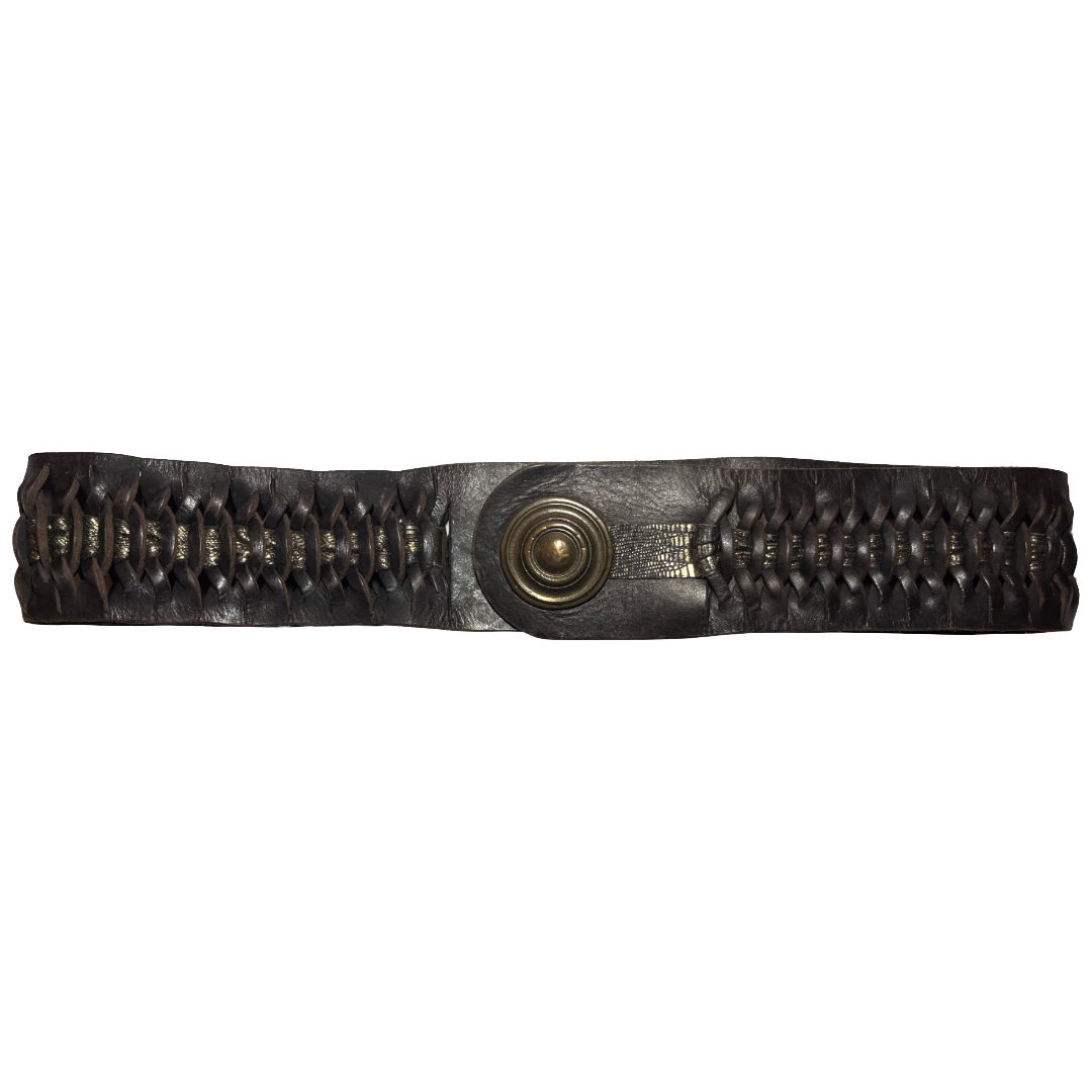 Genuine leather vintage belt