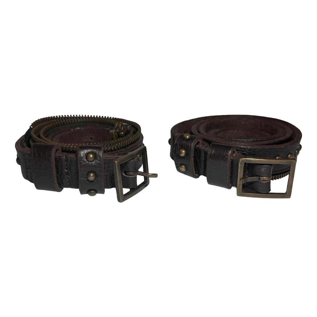 Genuine leather vintage belt