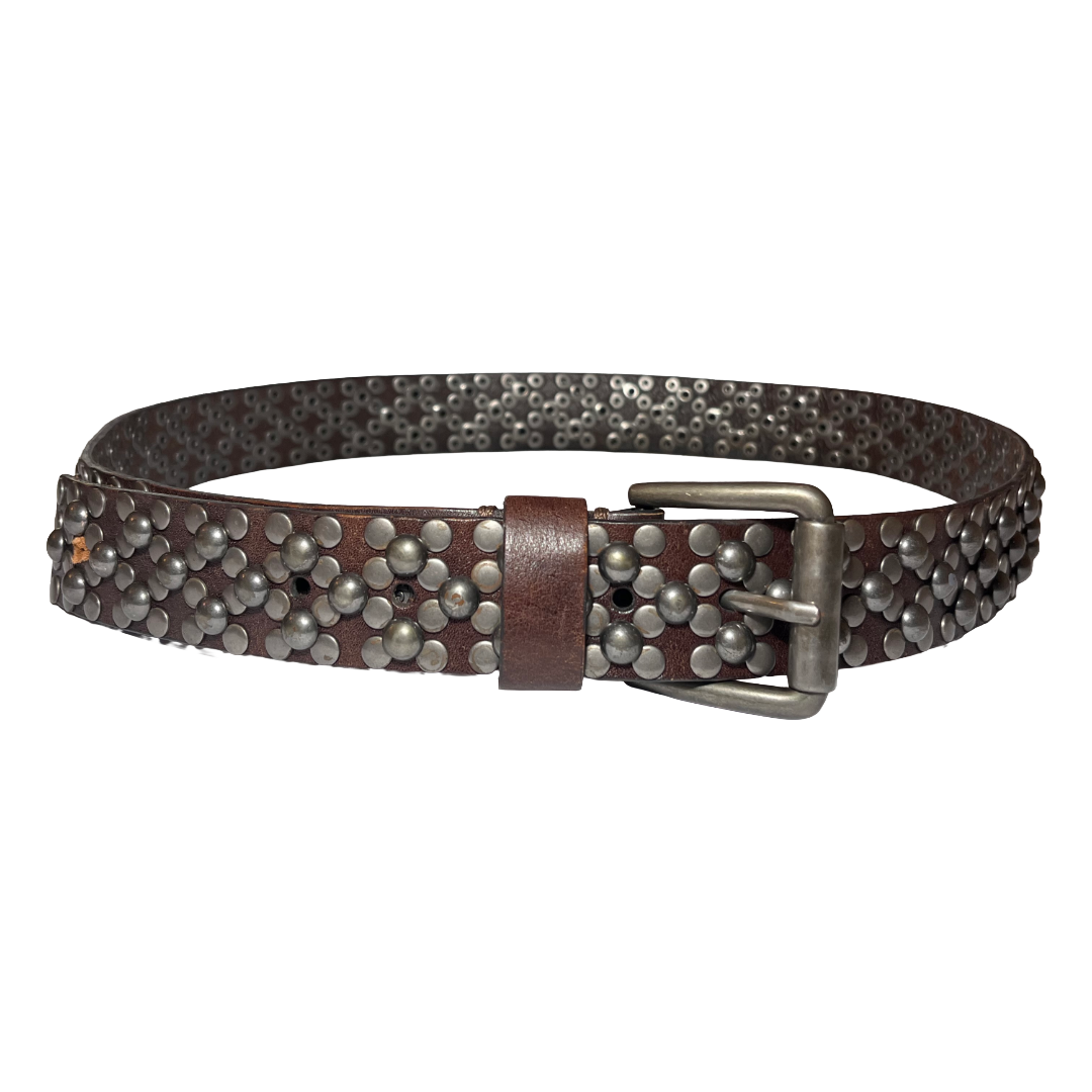 Genuine leather vintage belt